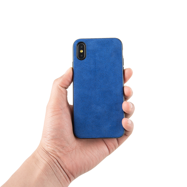 Custom Alcantara iPhone XS Case - INTERIOREX
